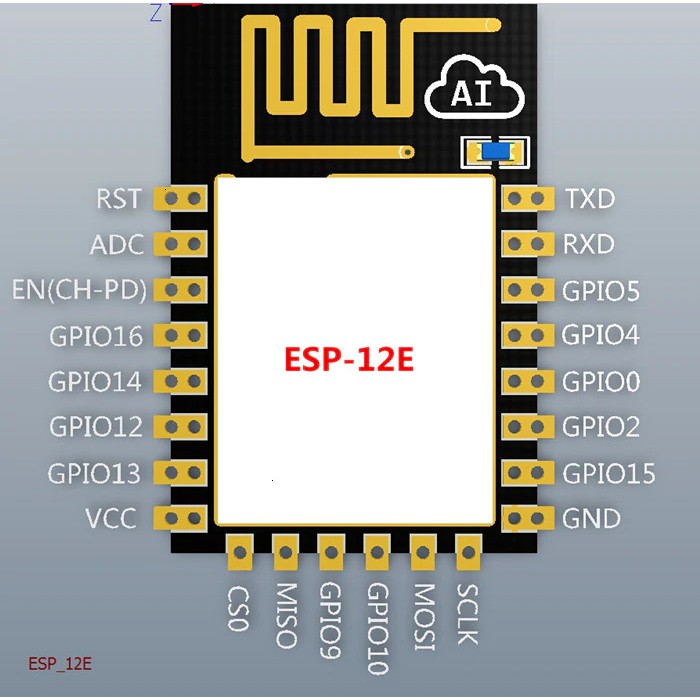 Modul ESP8266 -12E WIFI Cho Dự Án IOT