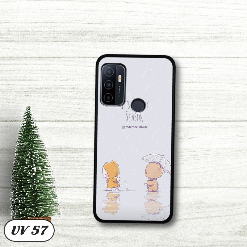 Ốp điện thoại OPPO A53 - lưng nhám viền dẻo