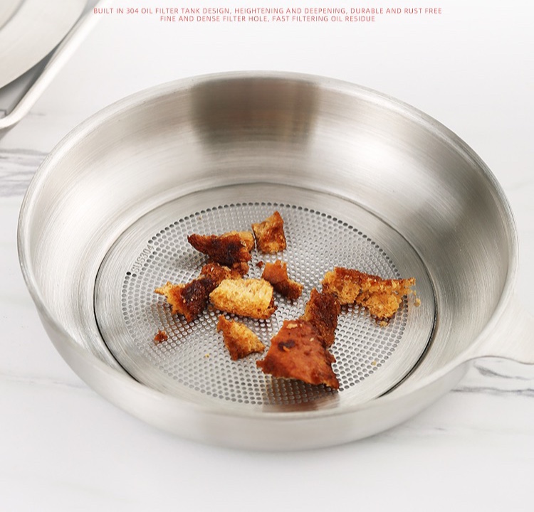 Ca Lọc Cặn Dầu Ăn Bằng Inox #304 [ Thép Không Gỉ ]