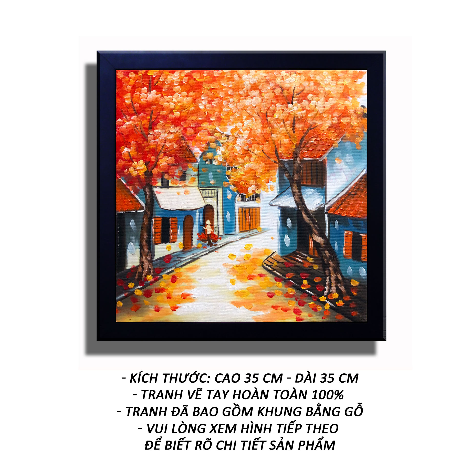 Tranh sơn dầu sáng tác - Giao Mùa - Tranh Minh Hiền