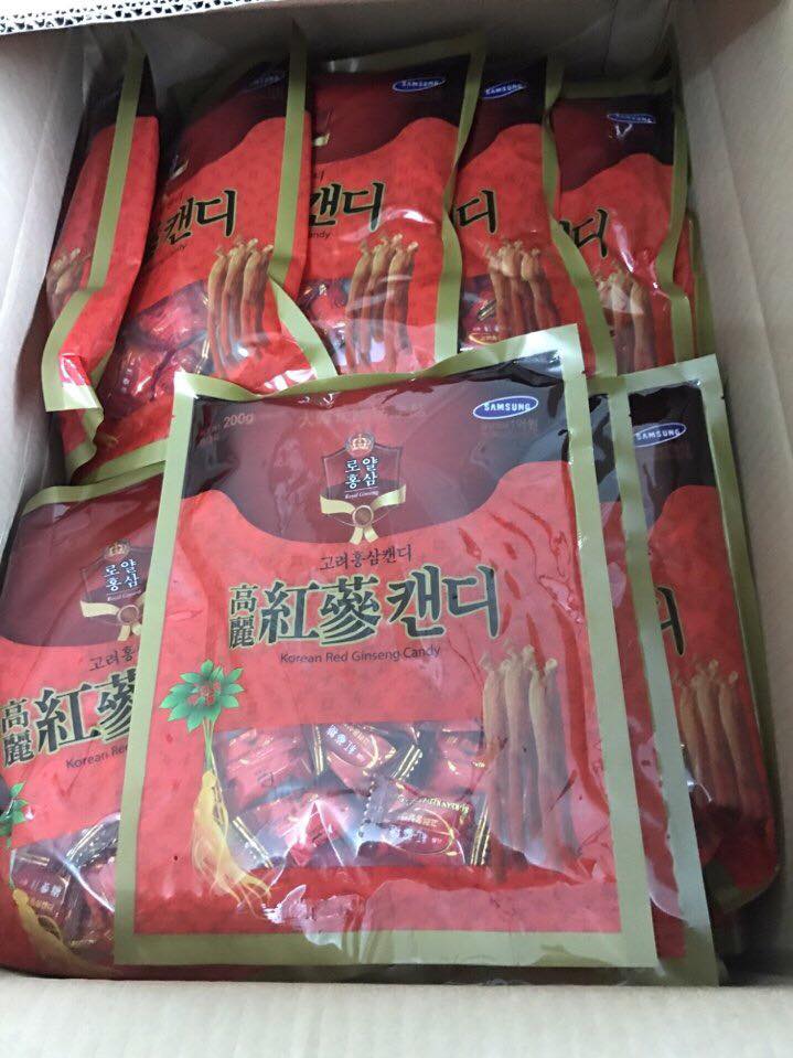 ComBo 5 Gói Kẹo Hồng Sâm Hàn Quốc 200g