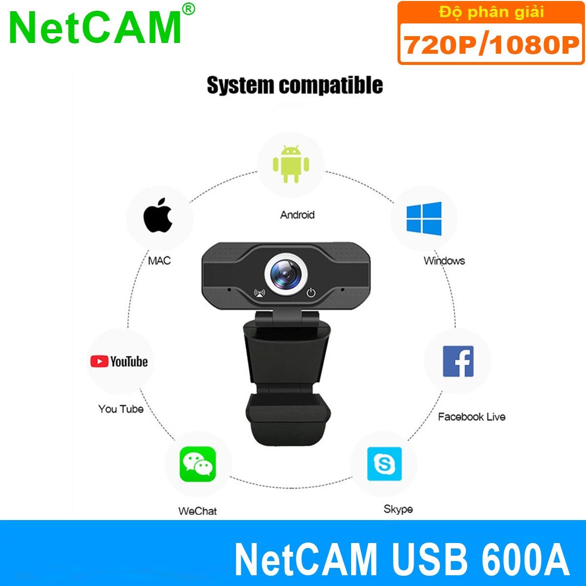 Webcam Netcam USB 600A, 720P Resolution - Official Distributor