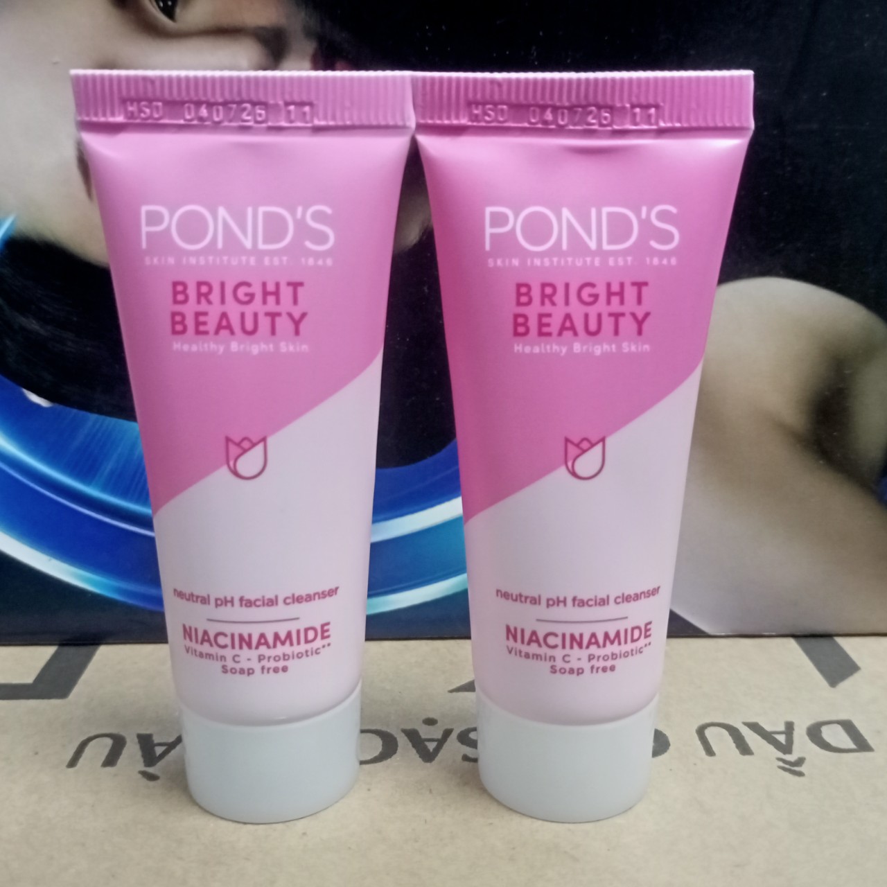 com bo 6 túyp sữa rửa mặt ponds và kem dưỡng sáng mờ thâm