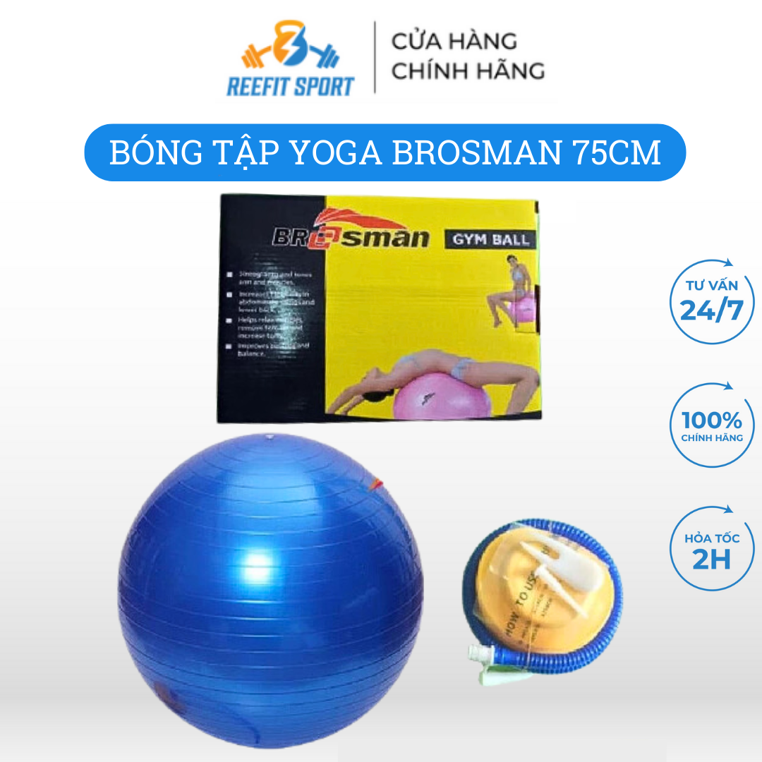 Bóng tập yoga 75cm Brosman