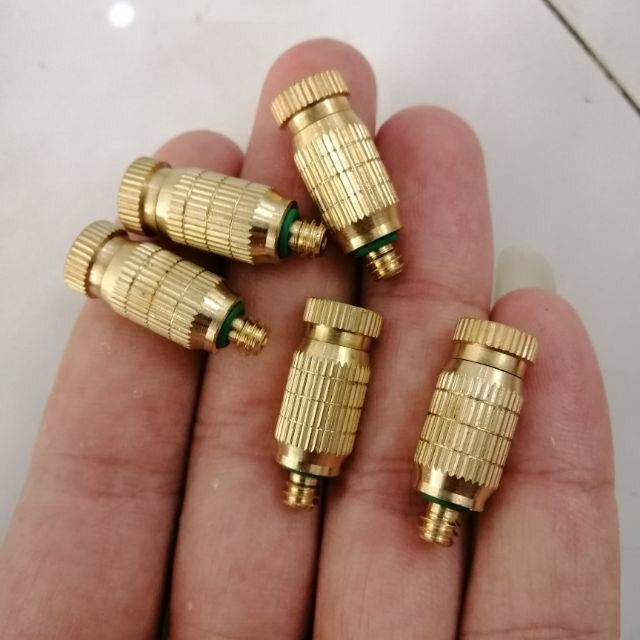 Bộ 10 đầu péc phun sương bằng đồng