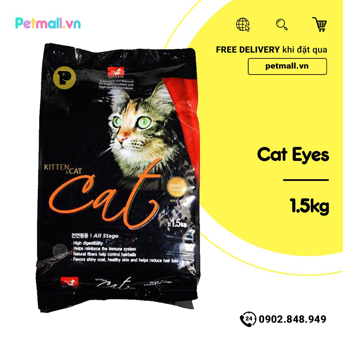 Thức ăn mèo cat eye - 1.5kg petmall