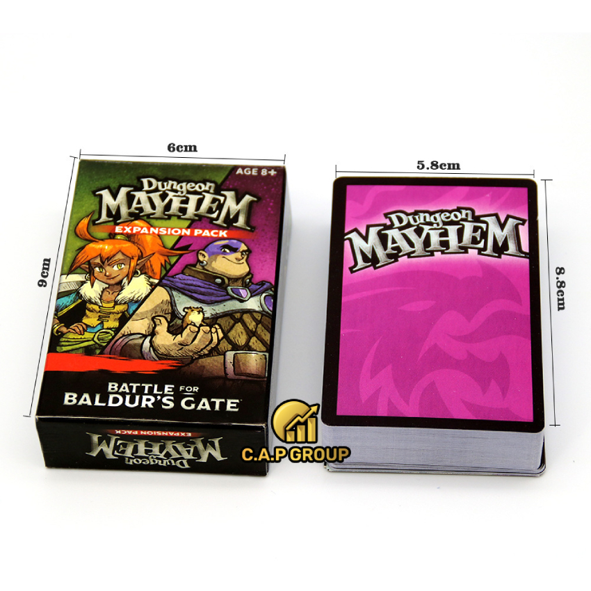 Set game card cards board game Dungeon mayhem & Dragons