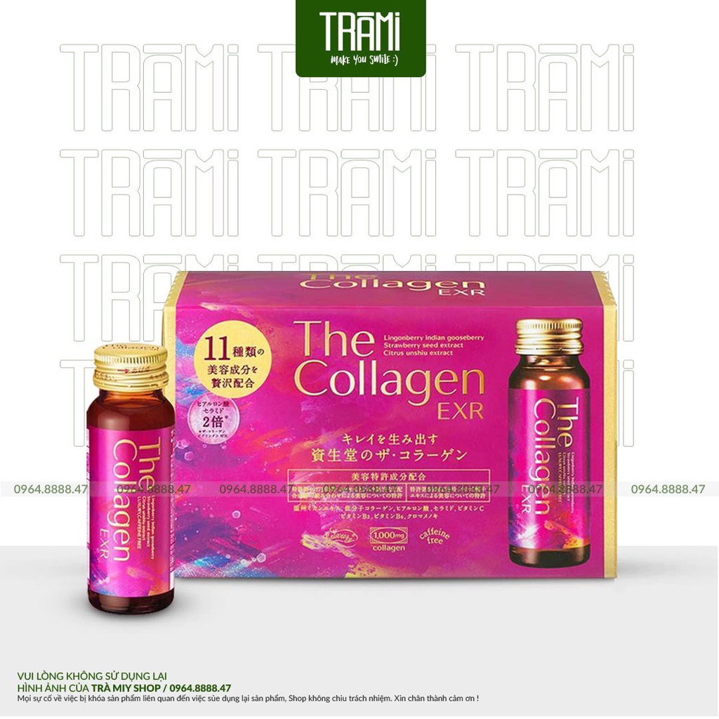Nước uống the collagen shiseido exr hộp 10 lọ dạng nước nhật bản.