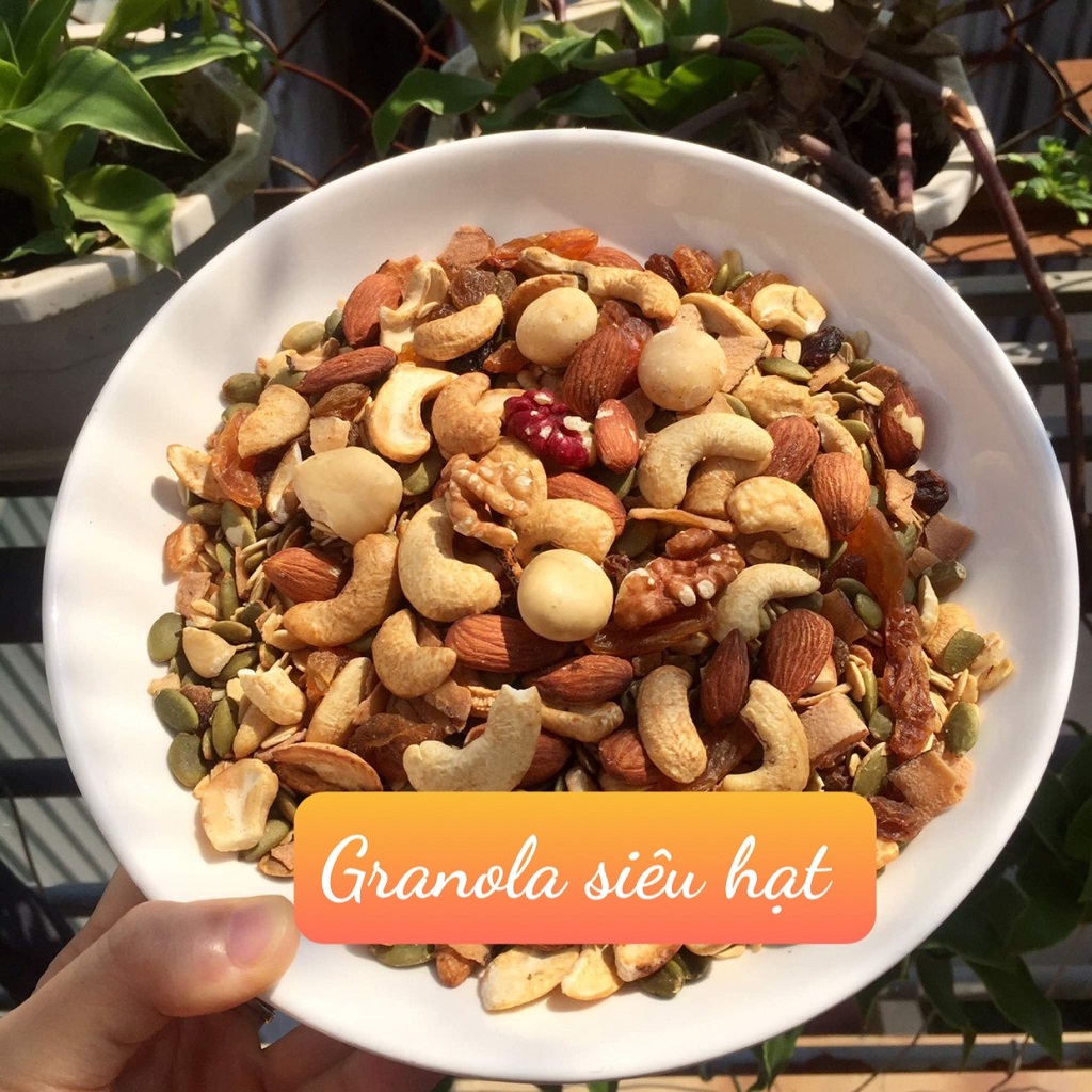 Granola Hạt Dinh Dưỡng Ăn Kiêng Cao Cấp - Granola Siêu Hạt