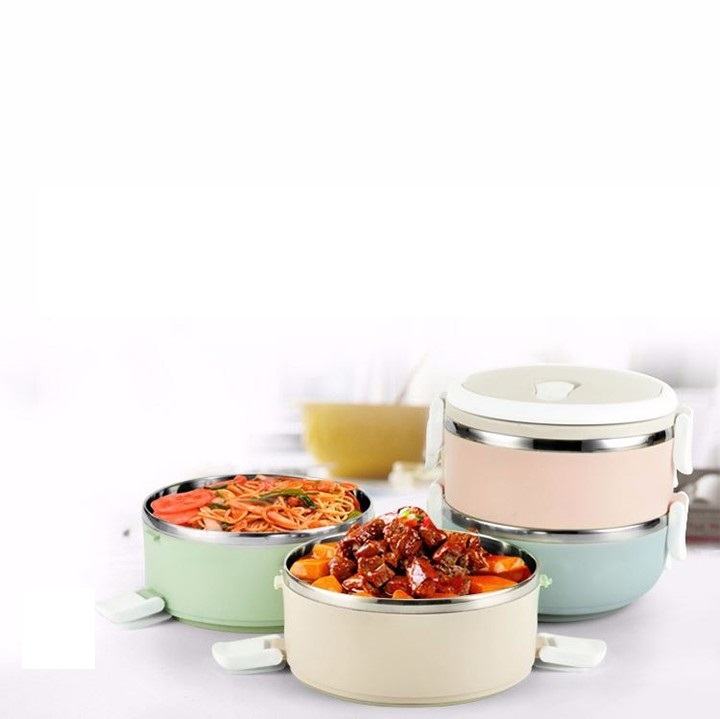 HỘP CƠM GIỮ NHIỆT 2 TẦNG (GIAO MÀU NGẪU NHIÊN)