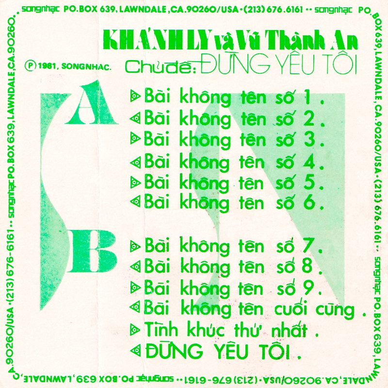 bộ 6 Đĩa CD tình khúc Vũ Thành An 1