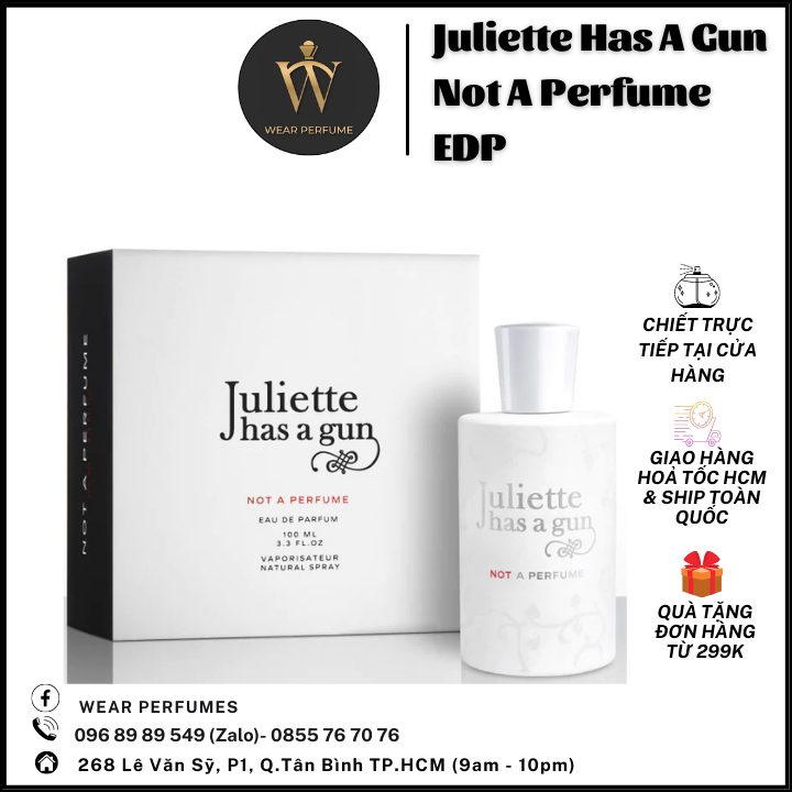 Nước hoa nam nữ juliette has a gun not a perfume edp - dịu dàng, nữ tính, ngọt ngào - fullsize và chiết