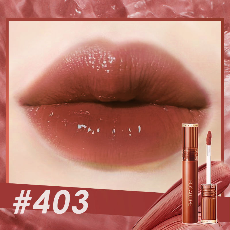 FOCALLURE Son bóng tạo màu mịn có sắc tố cao, không dính và lâu trôi - INTL