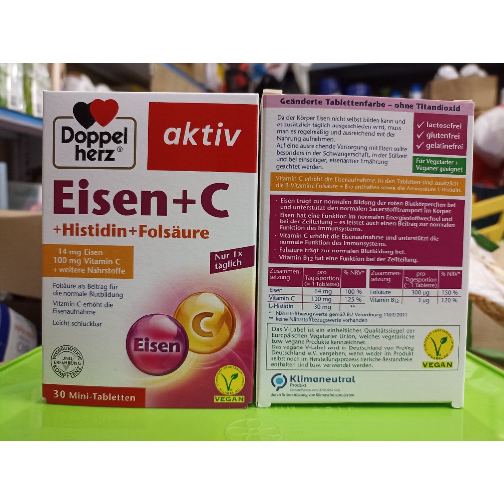 Viên Uống Eisen+C Bổ Sung Sắt - Đức