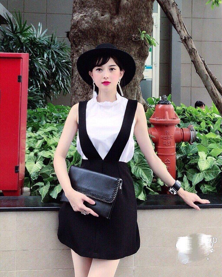 Sét đầm yếm siêu dễ thương công chúa TTS0056