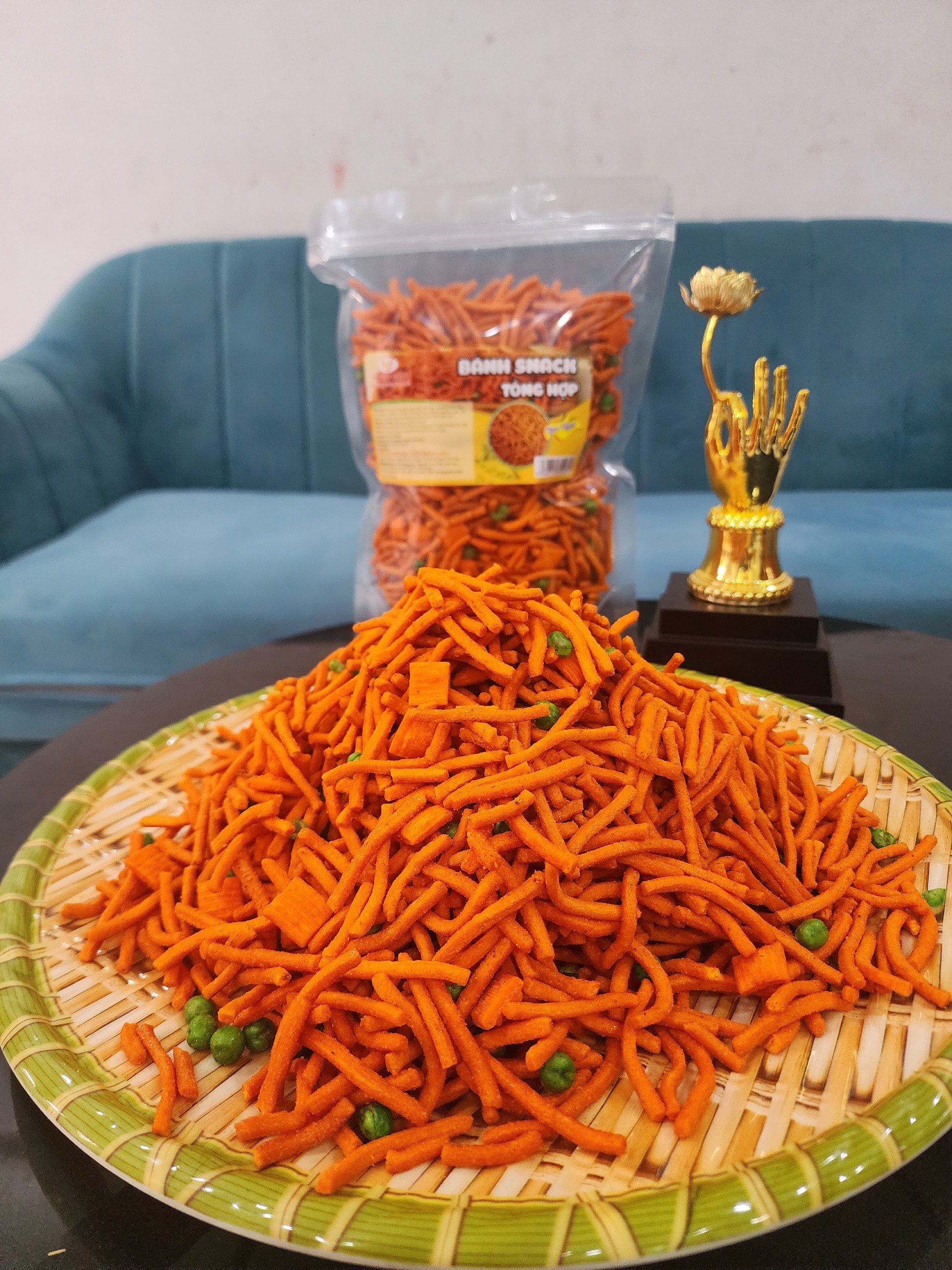BÁNH SNACK TĂM ĐẬU HÀ LAN ( PHONG GIÀU FOOD )