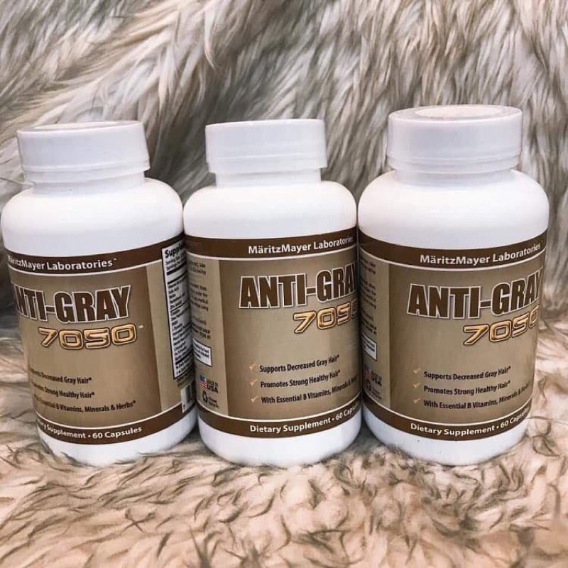 Viên uống hỗ trợ giảm bạc tóc AntiGrey