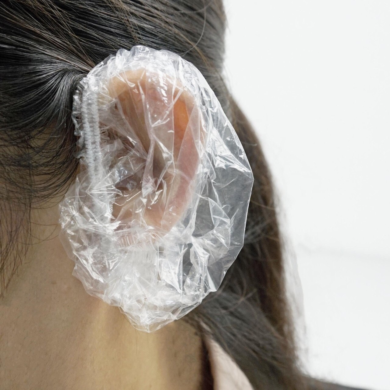 Bõ100 piece ear buds (ear cover) nylon support hair dye