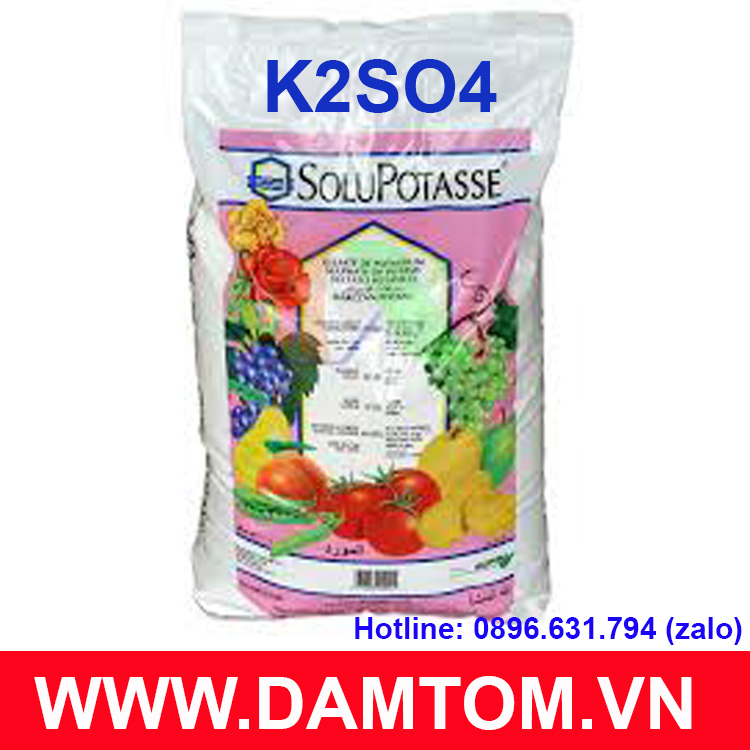 Kali sunphat gói 1kg - phân khoáng kali hòa tan hòan toàn - bỉ châu âu
