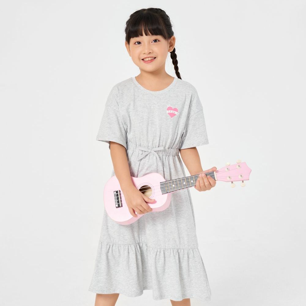 [15-17.5 VOUCHER TỚI 400K] Váy thun thắt eo bé gái CANIFA 100% cotton 1DS22S023
