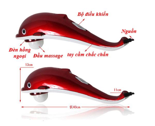 Máy massage cầm tay hình cá heo