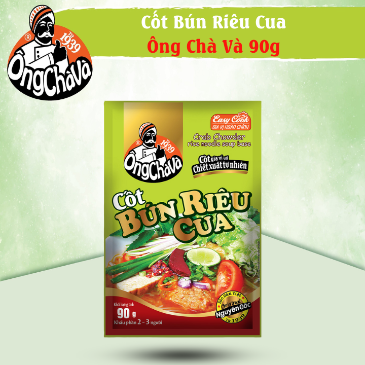 Ong Cha Va Crab Chowder Rice Noodle Soup Base 90g