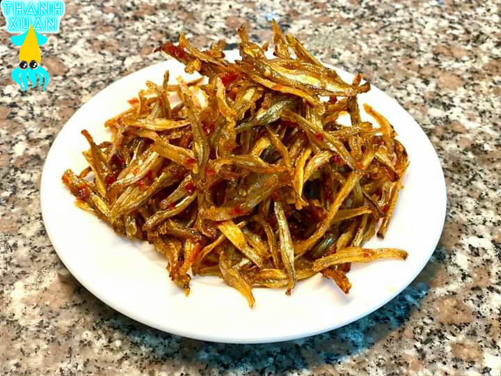 Khô cá cơm ( cá dỏng) bỏ đầu