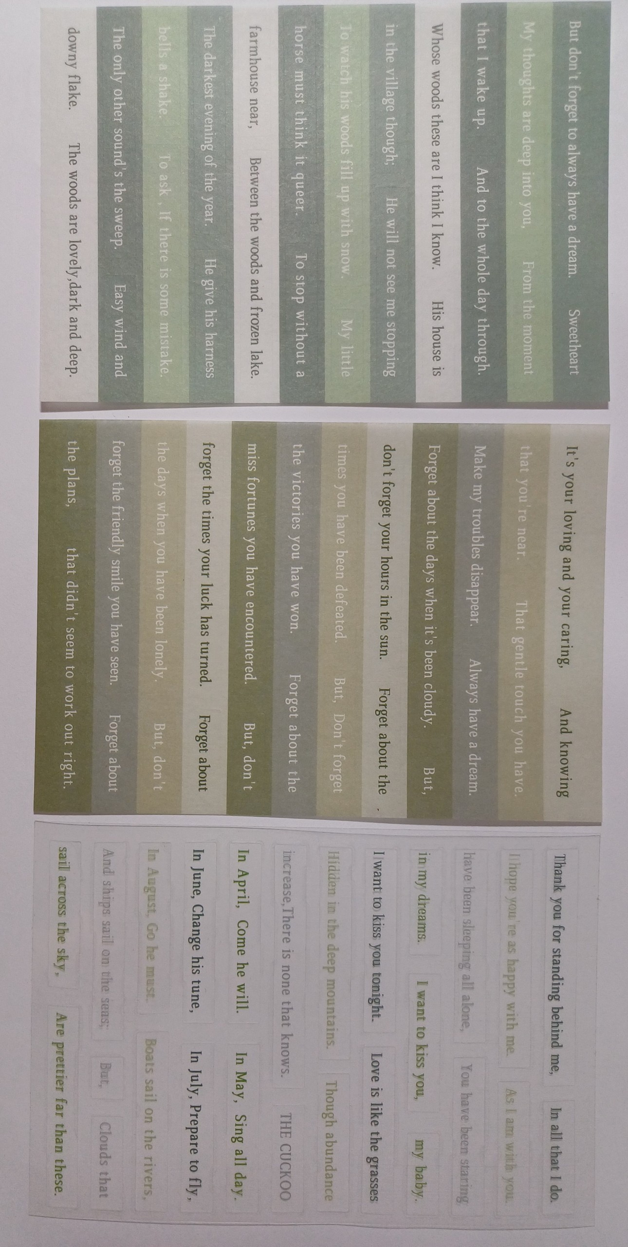 [HCM]Set 3 tờ sticker dạng câu quote trang trí đa dụng (Hàng có sẵn)