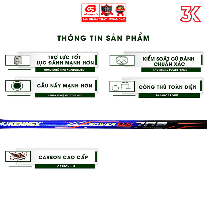 Vợt cầu lông ProKennex POWER PRO 709 4U