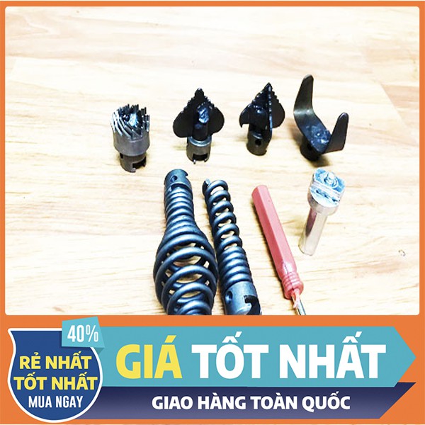 Đầu thông nối với dây thông cống lò xo phi 16💰FREESHIP💰