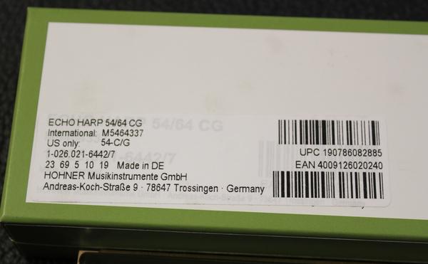 Kèn harmonica Hohner 54/56 CG Echo Harp M5464337 chính hãng - Đức