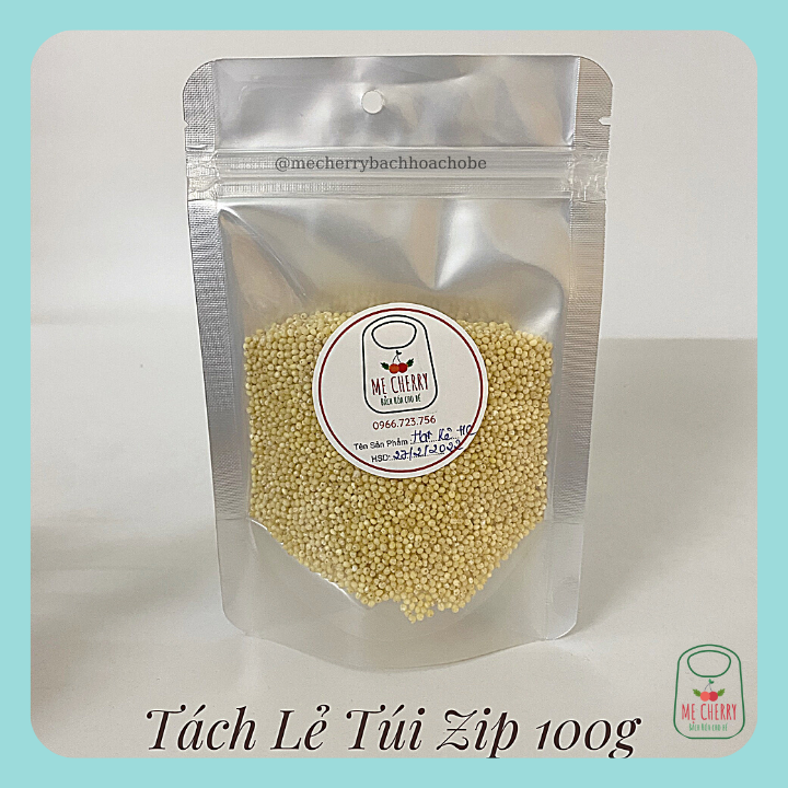 Hạt Kê hữu cơ Tách Vỏ Markal Pháp cho bé ăn dặm