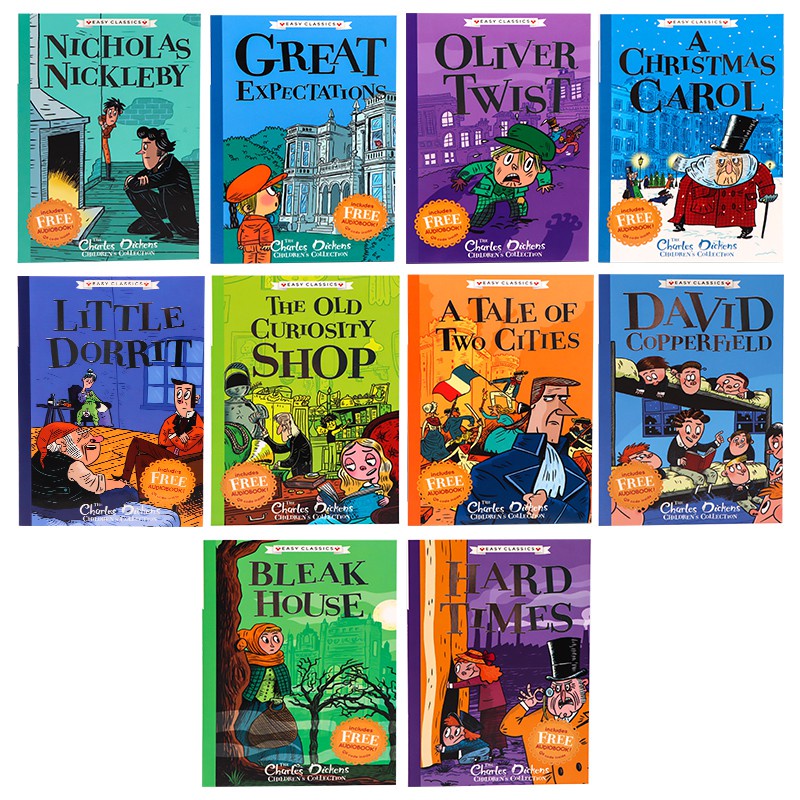 Bản  10q - The Charles Dickens Children's Collection - No box không hộp