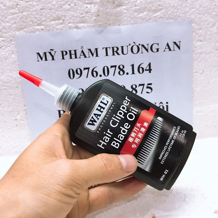 dầu tra tông đơ và kéo- dùng cho các loại kéo và tông đơ wahl,kemei...-dụng cụ làm tóc ptc