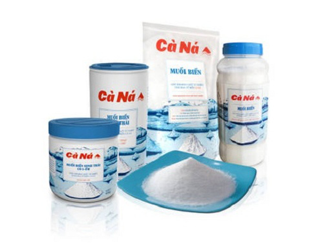 [HCM]Muối biển sinh thái - Cà Ná Có I - ỐT 650g (DATE LUÔN MỚI)