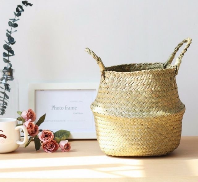 Giỏ Cói Sọt Cói Trồng Cây Đựng Đồ