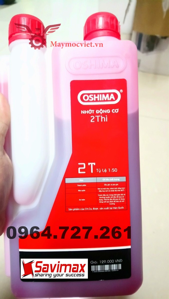 Nhớt động cơ 2 thì OSHIMA (1 lít)