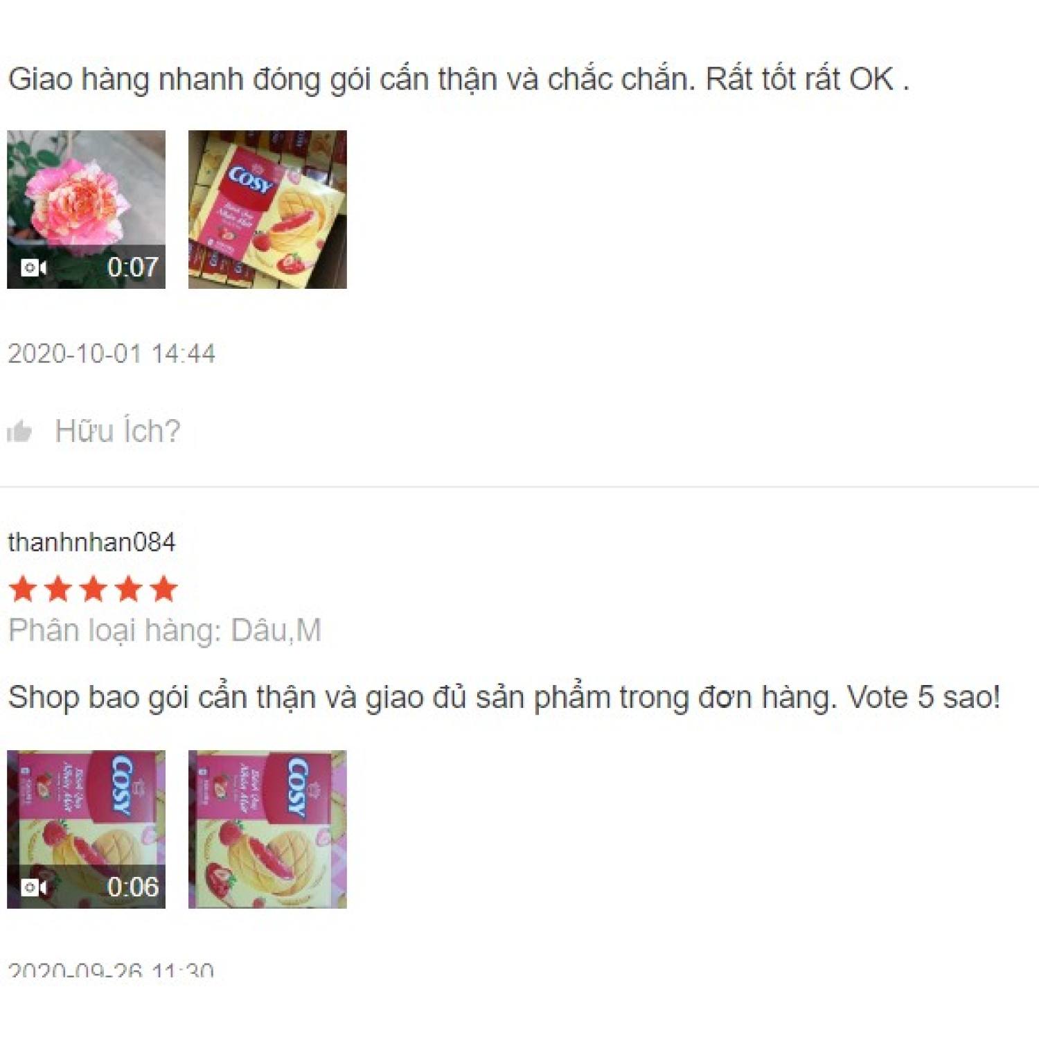 Bánh quế Cosy Kinh Đô đủ vị 135g