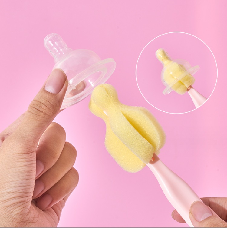 BỘ 4 MÓN DỤNG CỤ VỆ SINH BÌNH SỮA MINKBABY