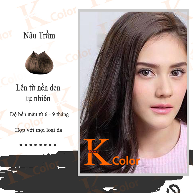 Thuốc nhuộm tóc Nâu Trầm kcolor
