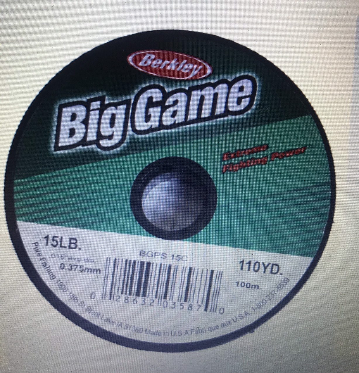 Cuộn Dây Câu Cá Berkley Big Game Chính Hãng