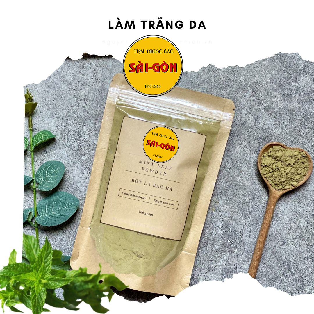 Bột Lá Bạc Hà Nguyên Chất 100g