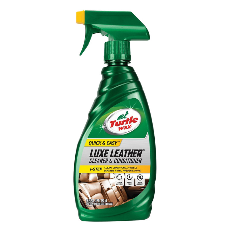 Dung Dịch Làm Sạch Và Bảo Dưỡng Ghế Da Turtle Wax Luxe T363A (Mỹ) - màu xanh (chai)