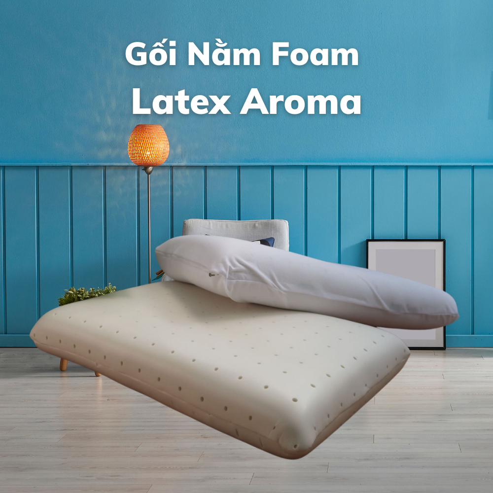 Gối Nằm Foam Latex Aroma (Chỉ ship nội thành Hà Nội)