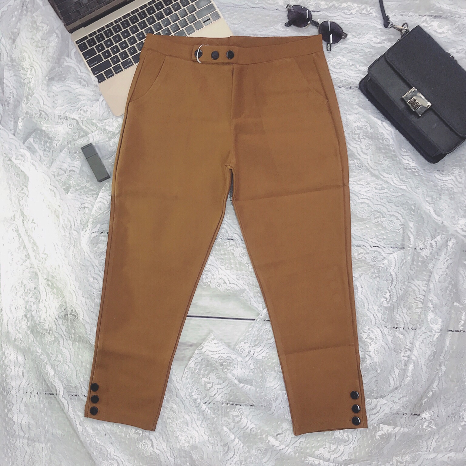 Quần cotton lửng thời trang
