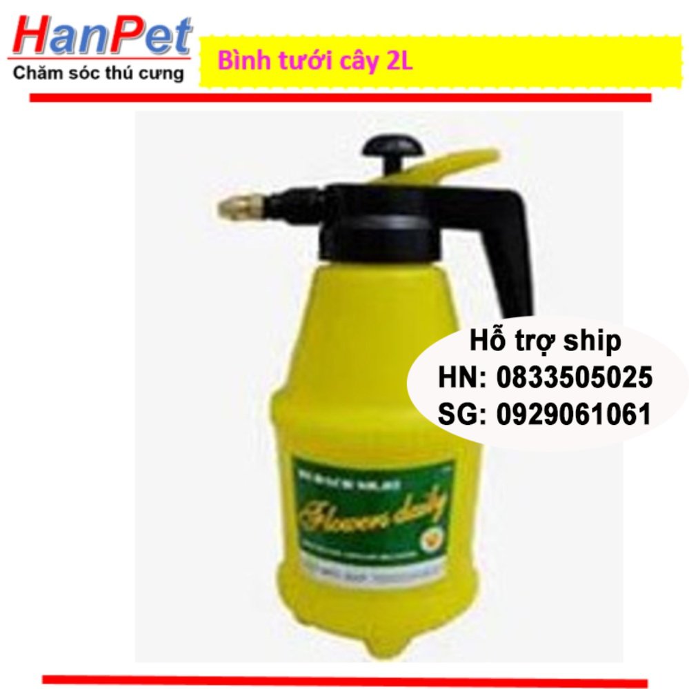 Hanpet - (Bình 2 lít) Bình tưới cây cảnh, bình phun th'uốc bằng nhựa cao cấp 314- HP10043LV