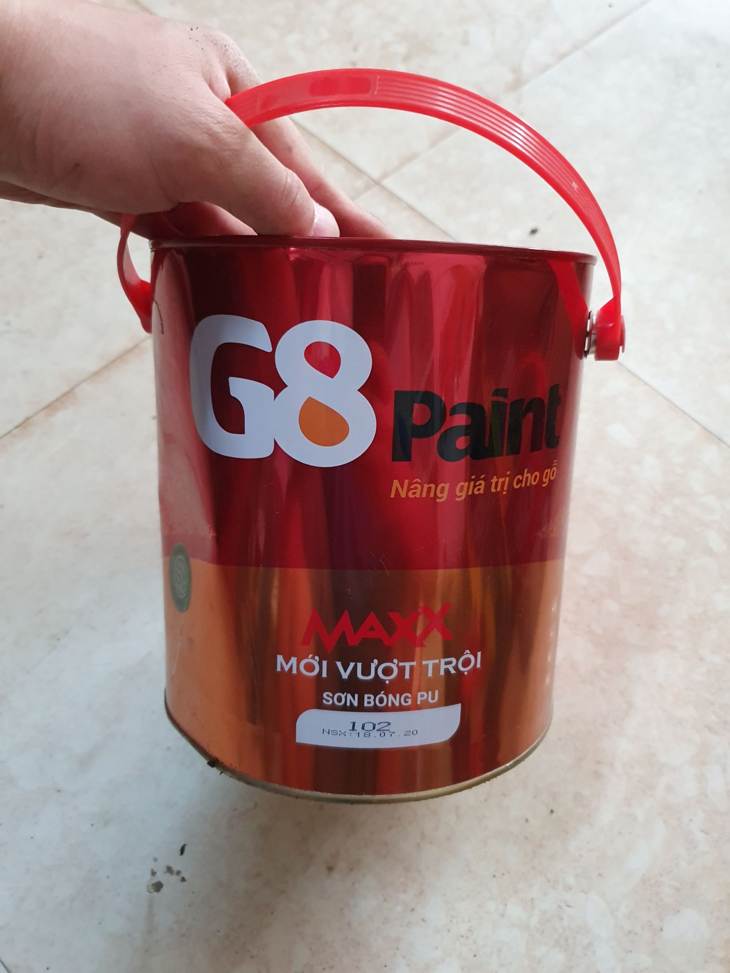Bóng PU 102 G8 hộp 4kg