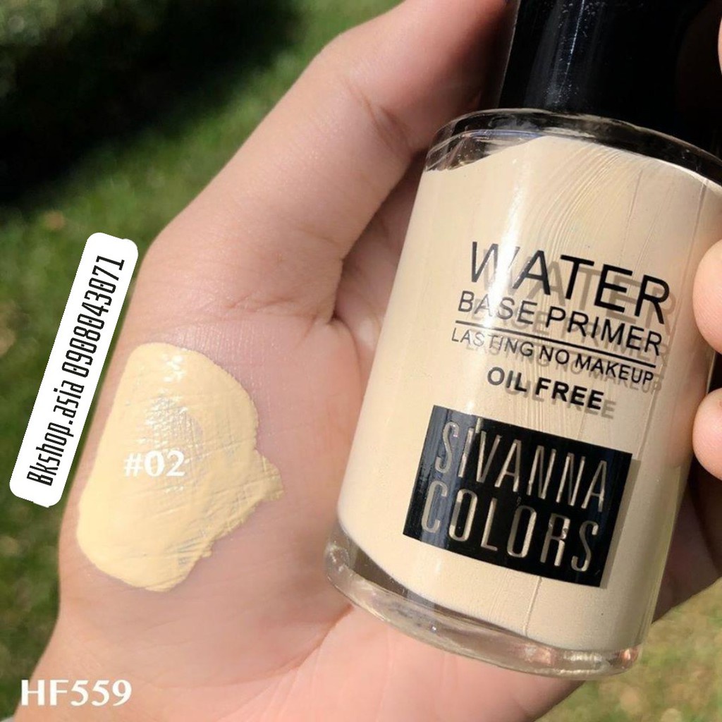 [Hoàn tiền 20%] [Thái Lan] Kem Nền Kiềm Dầu Mịn Lì Sivanna Water Base Primer HF559