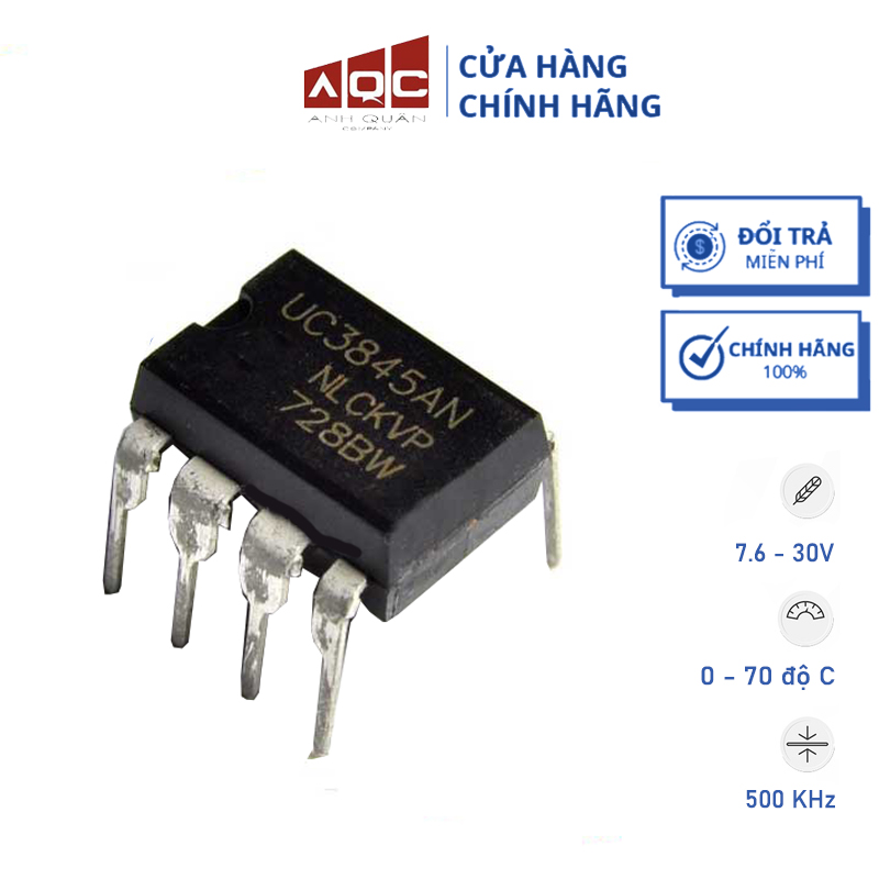 Ic điều khiển linh kiện uc3845 sop-8 dc-dc