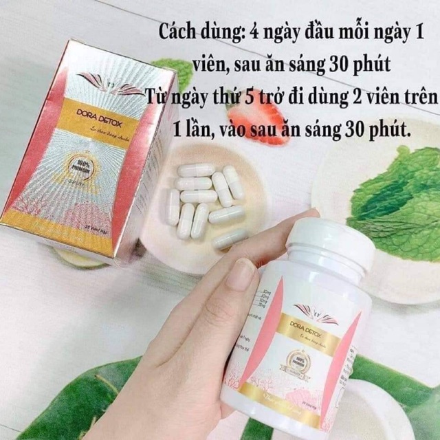 Dora detox VIP 28 viên